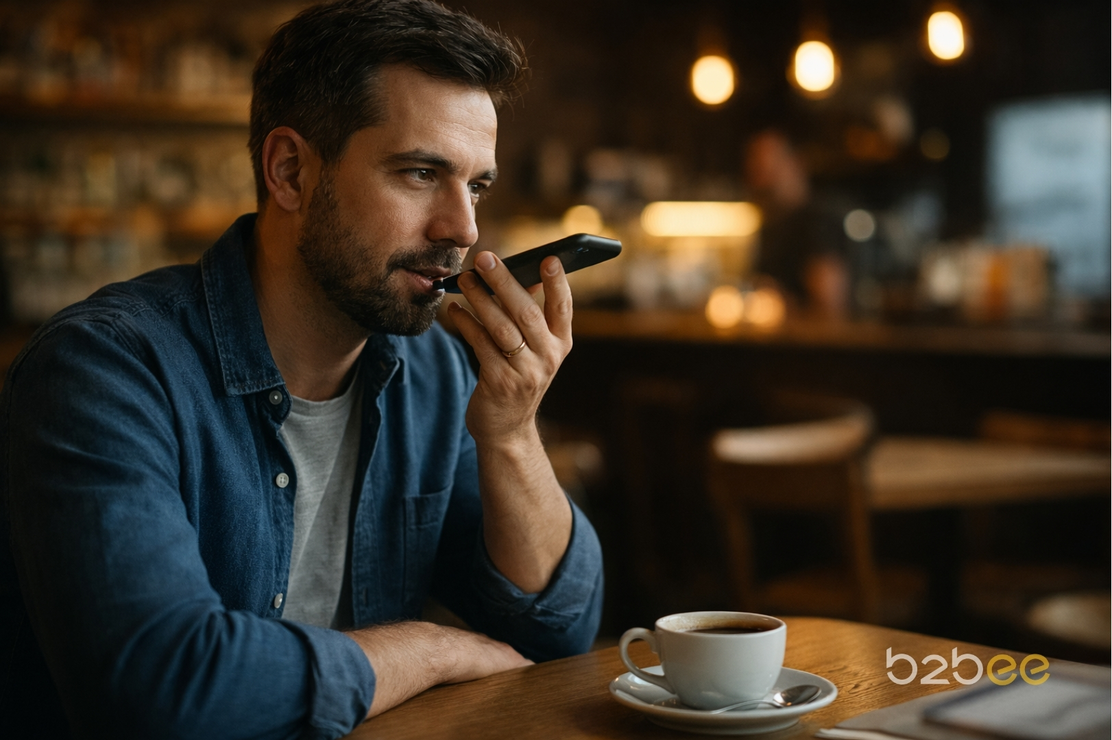 Before and after BeeAI comparison showing less manual work and more orders